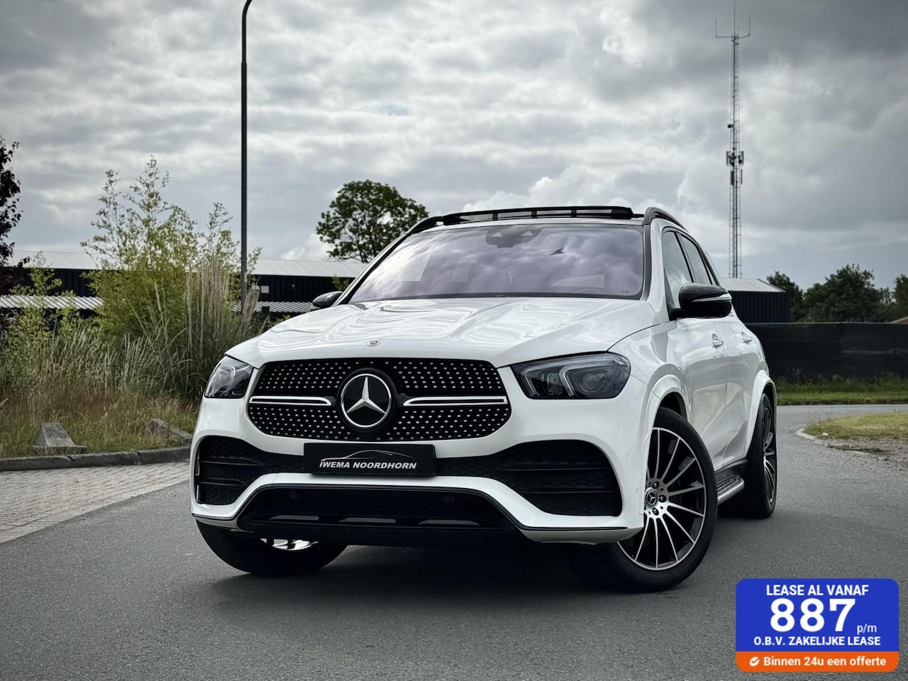 Mercedes-Benz GLE-Klasse - 350 de 4MATIC AMG Panoramadak|Burmester®|Luchtvering|Camera 360°|Keyless|Night pakket - AutoWereld.nl