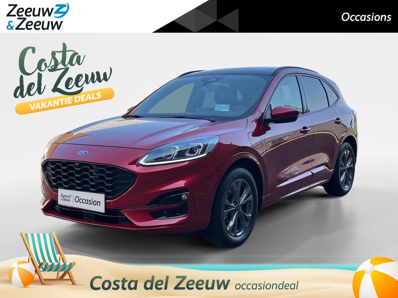 Ford Kuga - 2.5 PHEV ST-Line X | Trekhaak | Schuif/Kantel Dak | Elekt. achterklep | Adaptieve Cruise C - AutoWereld.nl