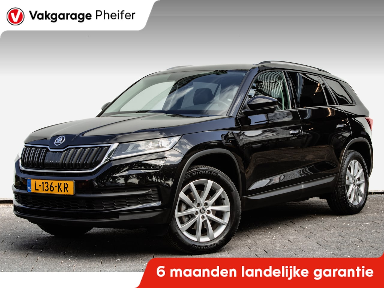 Skoda Kodiaq - 1.5 TSI Business Edition 7p. Trekhaak/ Camera/ Half leer/ Camera/ Navigatie/ Carplay - AutoWereld.nl