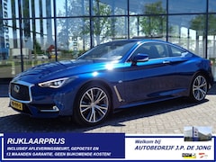 Infiniti Q60 Coupé - 2.0t Sport Tech Automaat 211 PK UNIEK NL Auto Leer Schuifkanteldak LMV Adaptive Cruise Navigatie Camera