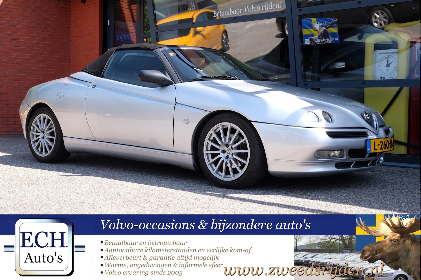 Alfa Romeo Spider - 2.0-16V T.Spark 2.0-16V T.Spark,leer, 17 inch, - AutoWereld.nl