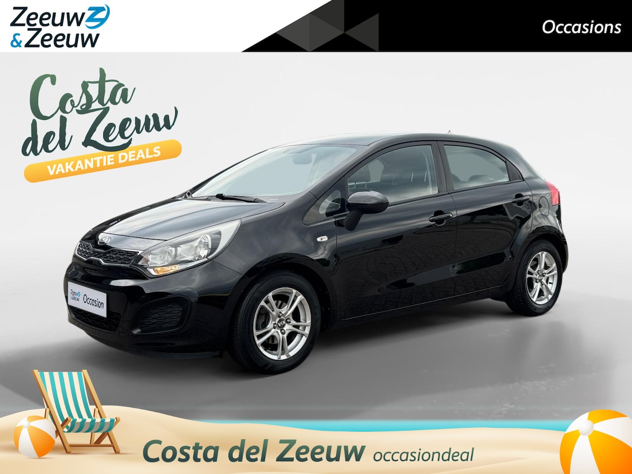Kia Rio - 1.2 CVVT Comfort Pack | Zeer nette auto | Airco | Elektrische ramen voor en achter | 16" l - AutoWereld.nl