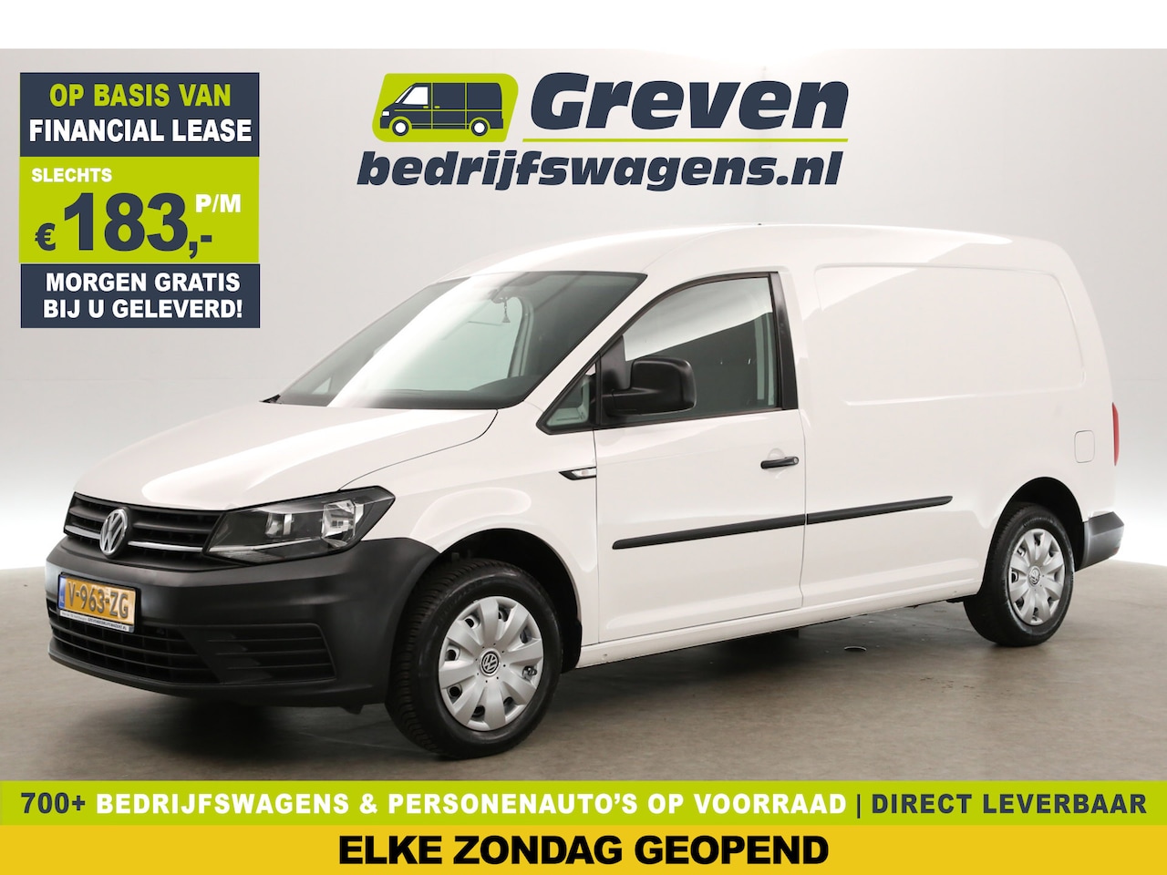 Volkswagen Caddy Maxi - 2.0 TDI L2H1 Airco Navigatie PDC Elektrpakket Schuifdeur Trekhaak - AutoWereld.nl