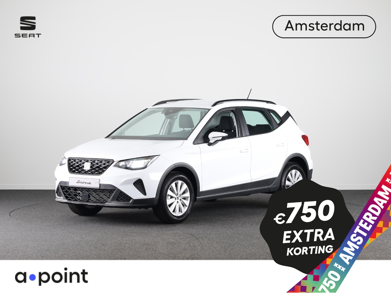 SEAT Arona - Style 1.0 TSI 95 pk 5 versn. Hand Seat Arona Style 1.0 70 kW / 95 pk EcoTSI SUV 5 versn. H - AutoWereld.nl