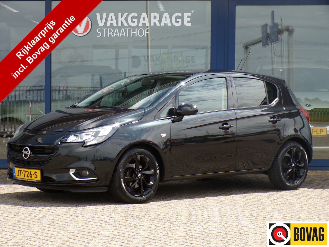 Opel Corsa - 1.2 EcoFlex Black Edition, Cruise Control / Bluetooth / Airco / 5-Deurs / 16'' LMV - AutoWereld.nl