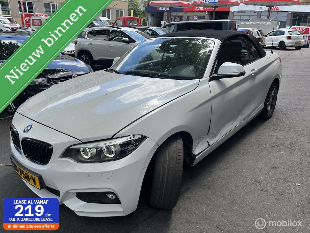 BMW 2-serie Cabrio - 220i High Executive/AUT/Leder/SCHADE!!! - AutoWereld.nl