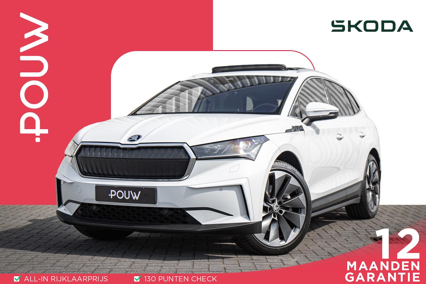 Skoda Enyaq iV - 80 204pk First Edition High | Panoramadak | Trekhaak | Warmtepomp | Leer - AutoWereld.nl
