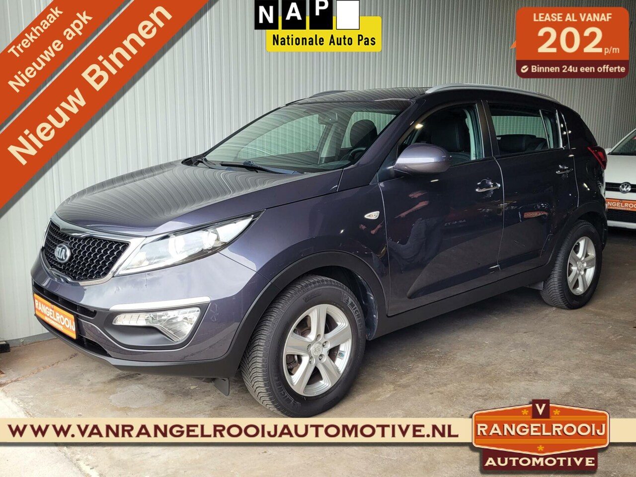 Kia Sportage - 1.6 GDI X-treme ComfortLine 1.6 GDI X-treme ComfortLine, trekh., camera, clima, cruise, navi - AutoWereld.nl