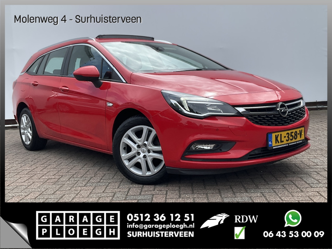 Opel Astra Sports Tourer - 1.0 Business+ Pano Nav/Cam Stoel/Stuurverw Cruise NL-Auto! - AutoWereld.nl