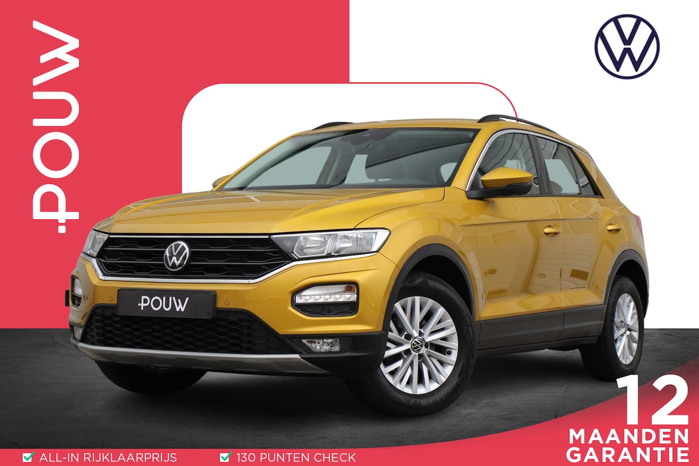 Volkswagen T-Roc - 1.0 110pk TSI Style | Navigatie | Achteruitrijcamera | Active Info Display - AutoWereld.nl