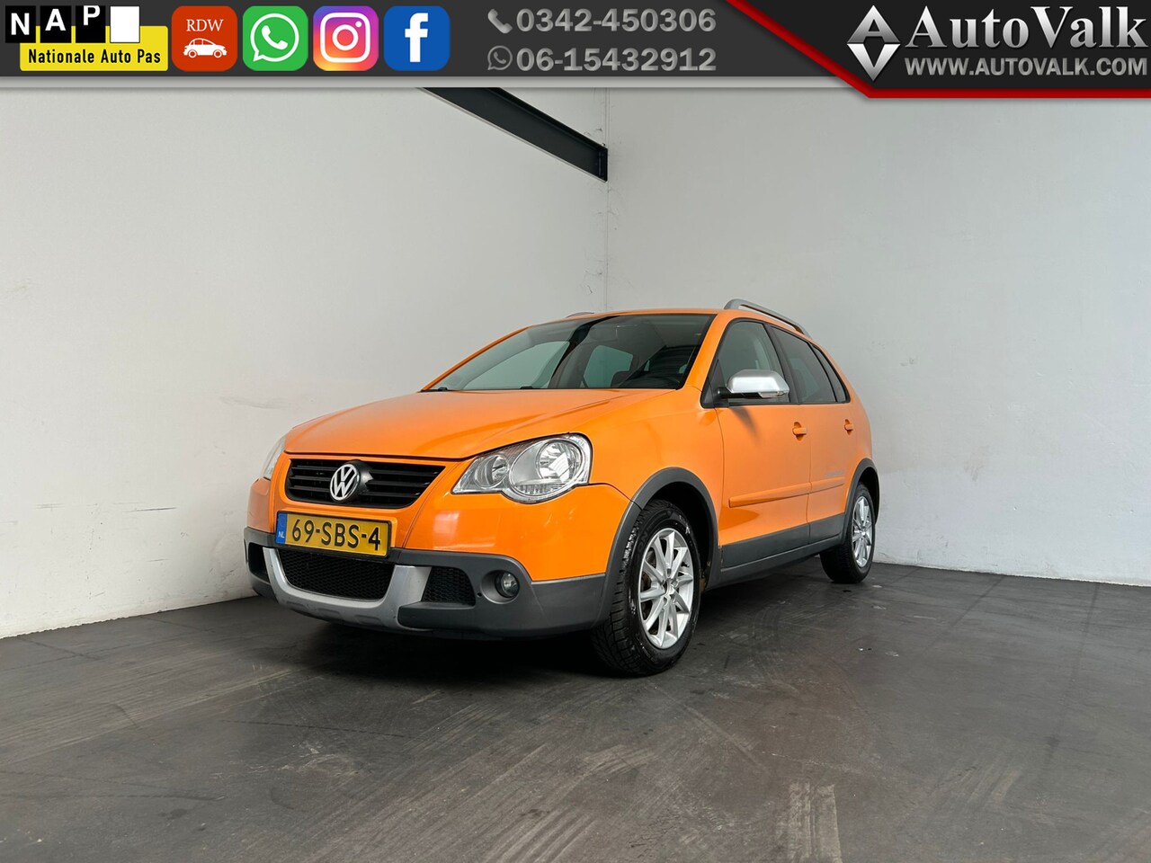Volkswagen Polo - 1.4-16V Cross. 07-2026 APK! 2x nieuwe band! - AutoWereld.nl