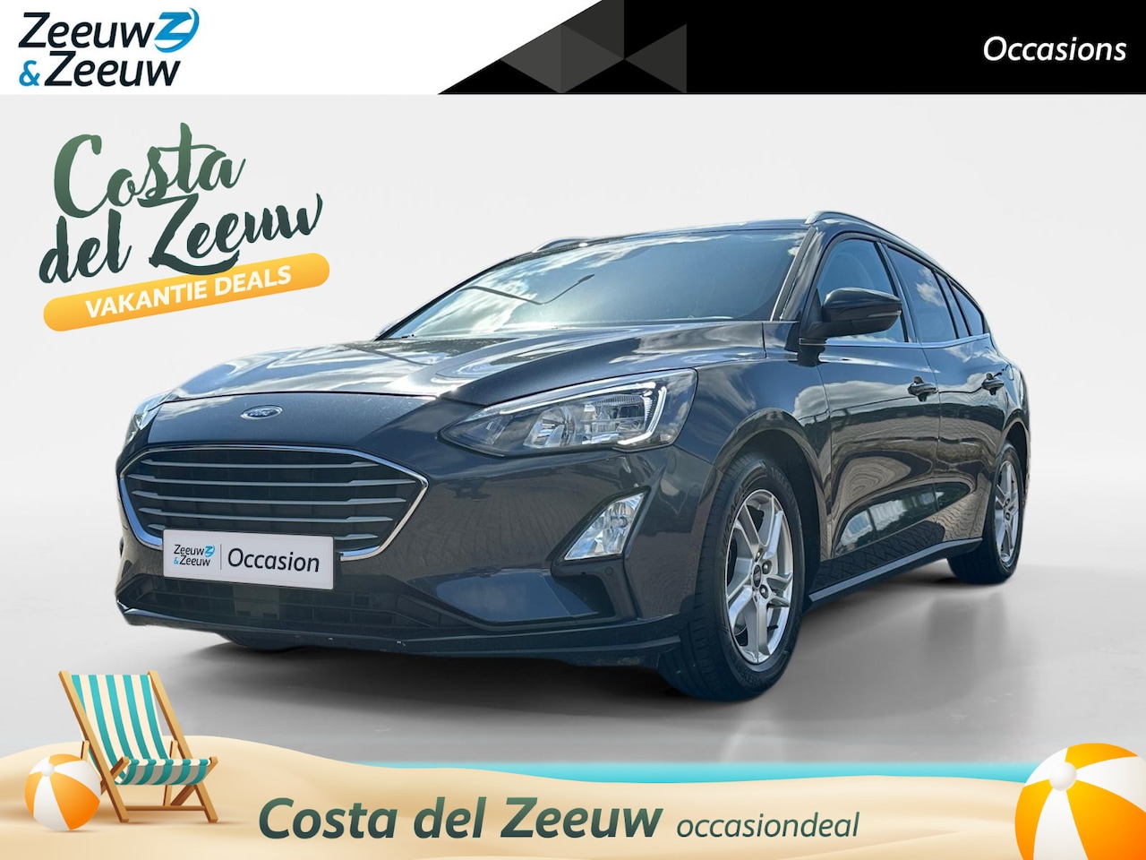 Ford Focus Wagon - 1.0 EcoBoost Trend Edition Business | Dealer onderhouden | Winter pack | Navigatie | Apple - AutoWereld.nl