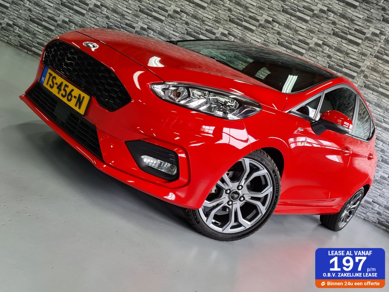 Ford Fiesta - 1.0 EcoBoost ST-Line *100PK*Red Edition*NAP*! - AutoWereld.nl