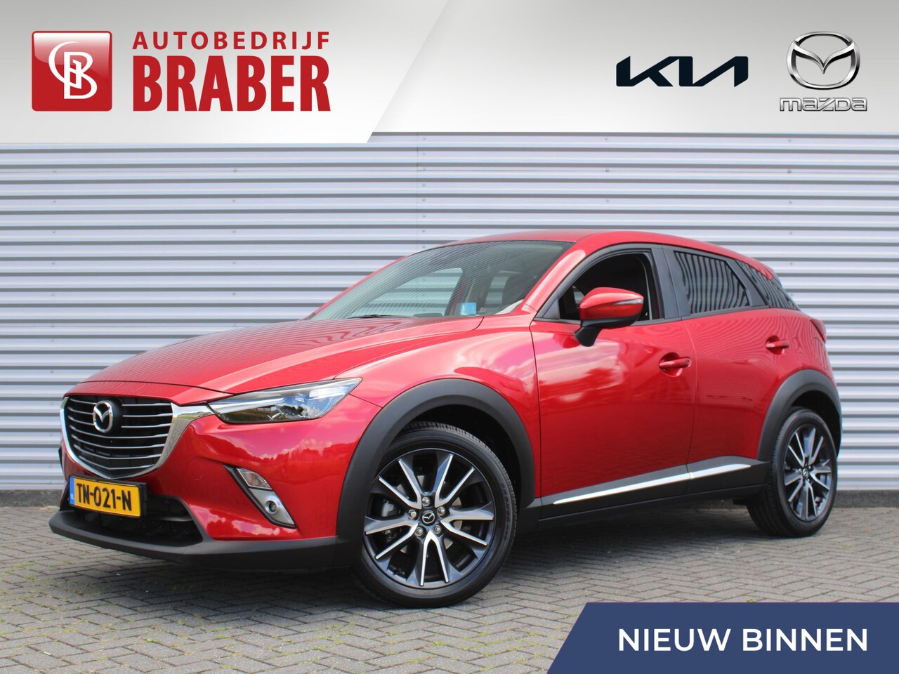 Mazda CX-3 - 2.0 SkyActiv-G 120 SkyLease GT | Automaat | Stoelverwarming | Camera | Navi | HUD | LED | - AutoWereld.nl