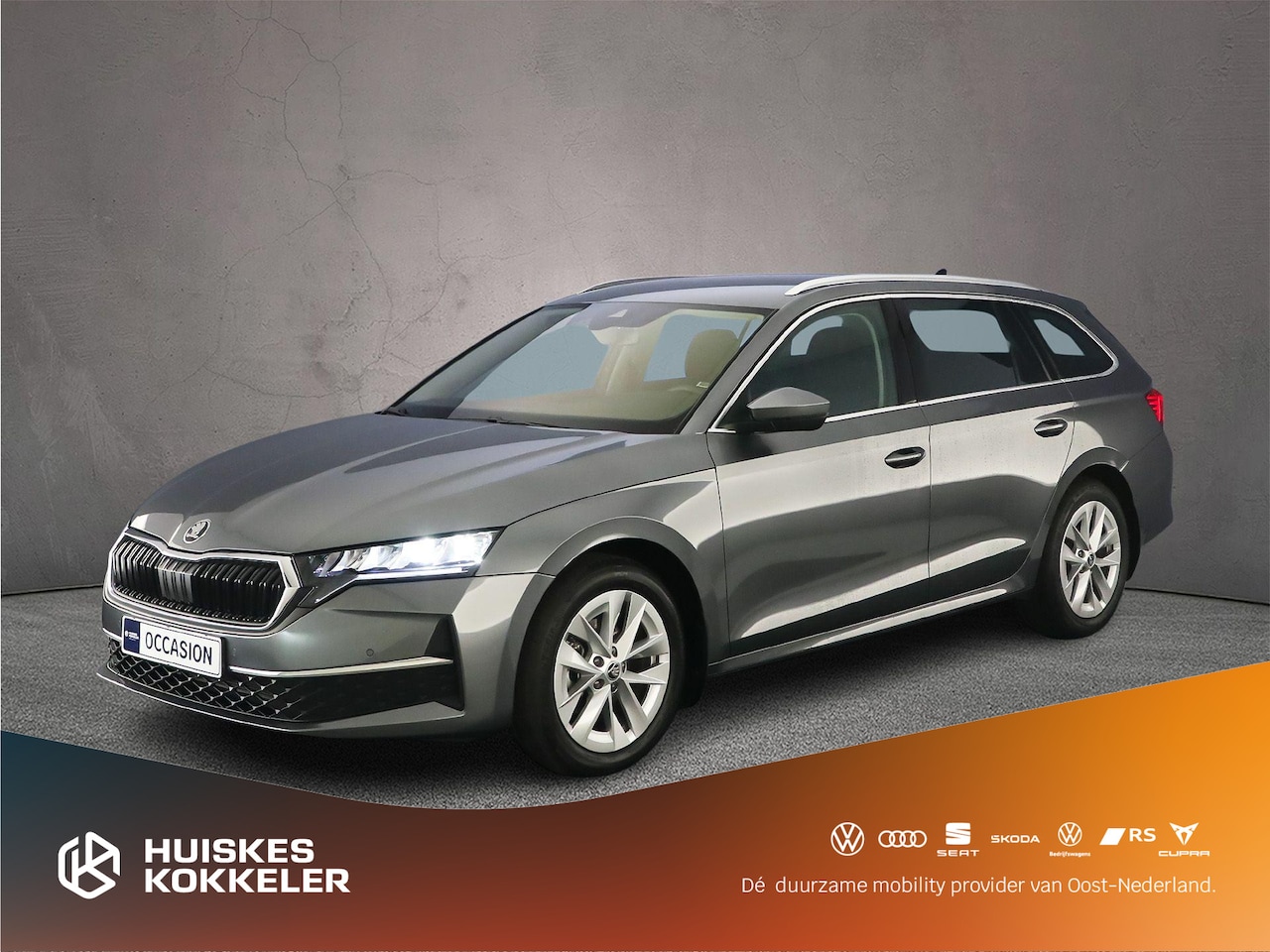 Skoda Octavia Combi - Selection 1.5 eTSI 115pk DSG Automaat Adaptive cruise control, Achteruitrijcamera, Stuurwi - AutoWereld.nl