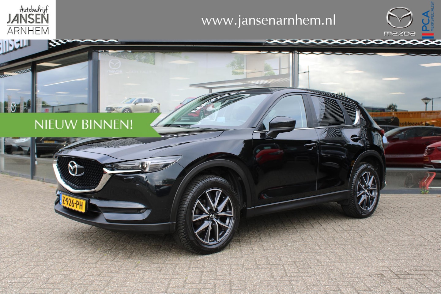Mazda CX-5 - 2.0 SkyActiv-G 165 Skylease+ 2.0 SkyActiv-G 165 Skylease , Trekhaak, Navi, Cruise, Camera, LMV 19inch, HUD, Stuur/Stoel - AutoWereld.nl