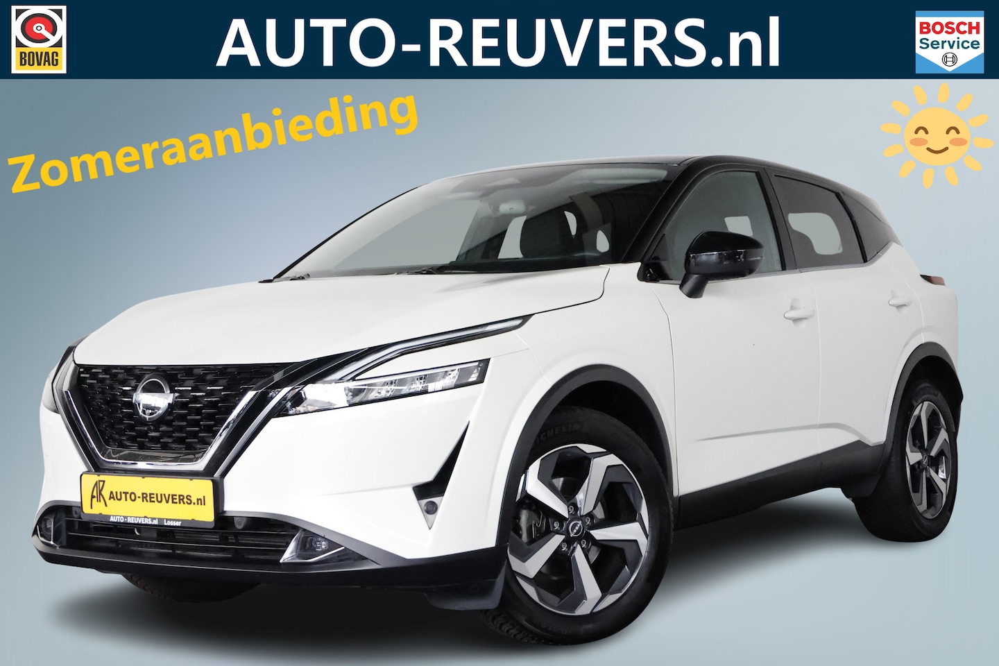 Nissan Qashqai - 1.3 MHEV Xtronic N-Connecta / LED / Pilot assist / HUD / Cam / CarPlay - AutoWereld.nl