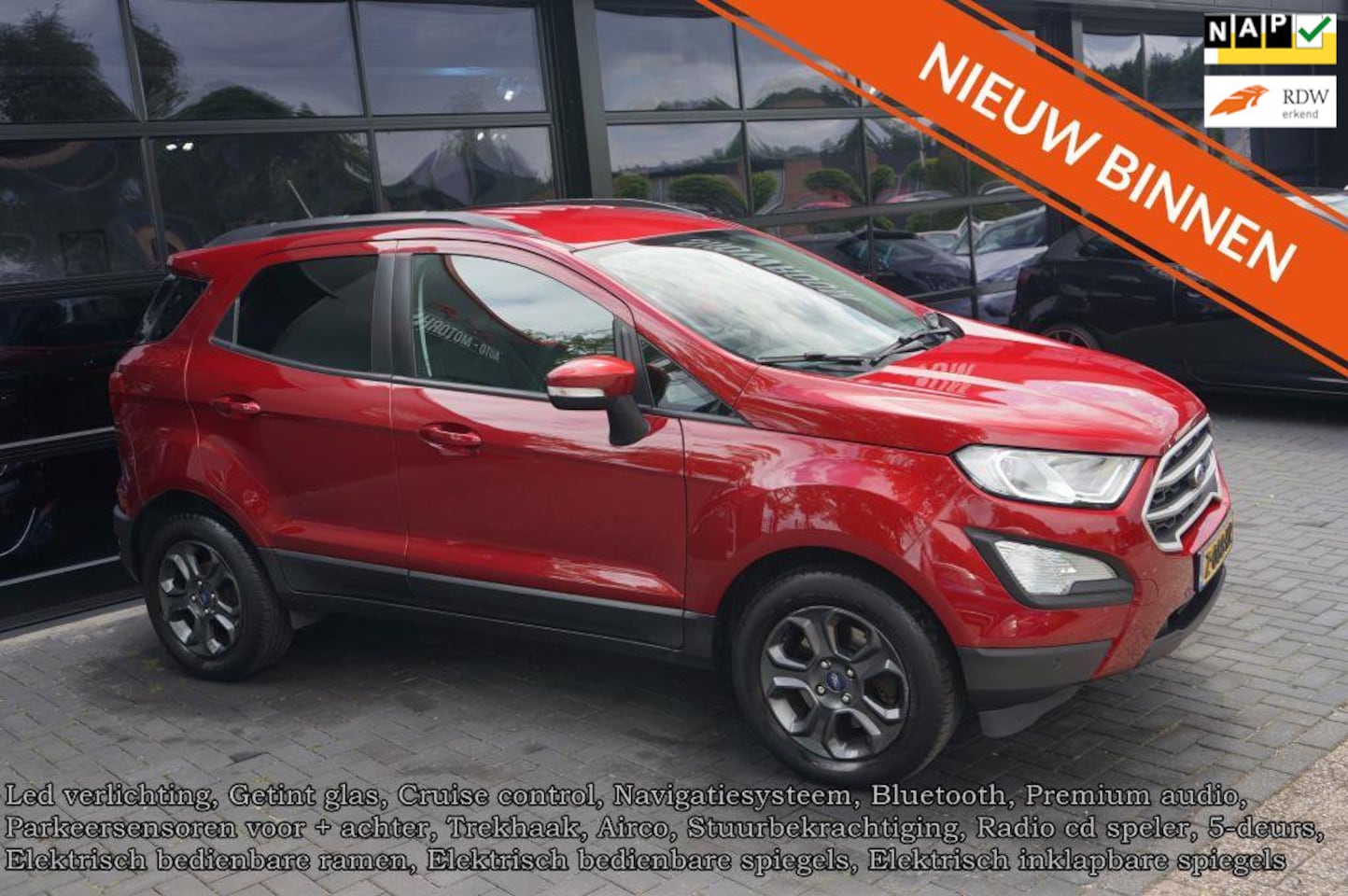 Ford EcoSport - 1.0 EcoBoost Titanium 1.0 EcoBoost Titanium, Clima, Navi, Pdc, CC, Led, Trekhaak - AutoWereld.nl