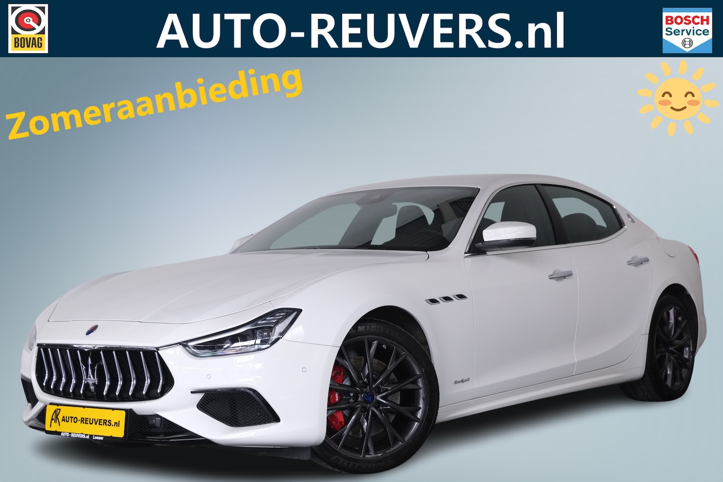 Maserati Ghibli - S 3.0 V6 GranSport Navigatie / Stoelverwarming / Carplay / Cruise Control / Soft Close - AutoWereld.nl