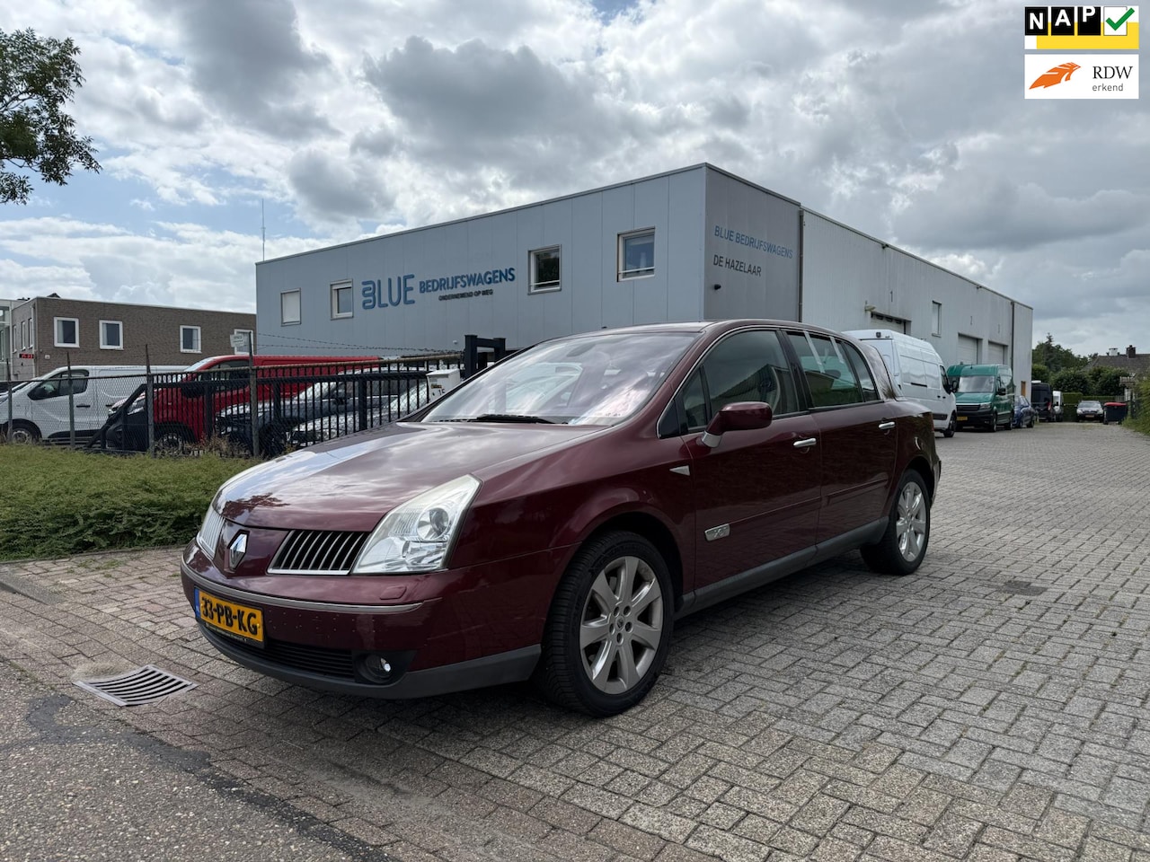 Renault Vel Satis - 2.0 16V Turbo Initiale | NAP Automaat Leder APK 1-2026 | - AutoWereld.nl