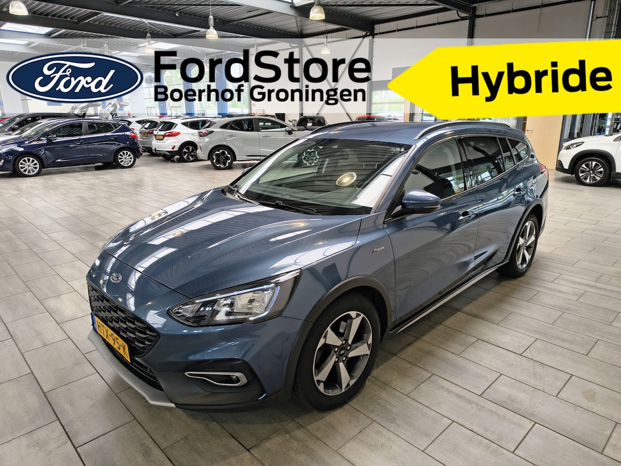 Ford Focus Wagon - EcoBoost 125PK Hybrid Active X Business Winter Pack I Keyless I Camera I Autopark I All se - AutoWereld.nl
