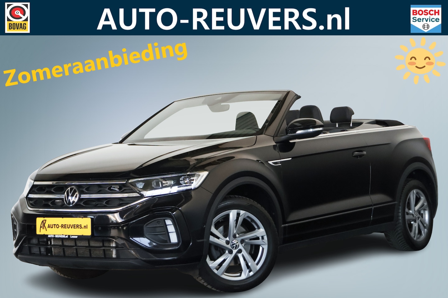 Volkswagen T-Roc Cabrio - 1.5 TSI R-Line / IQ-Light / Travelassist / Navi / CarPlay - AutoWereld.nl