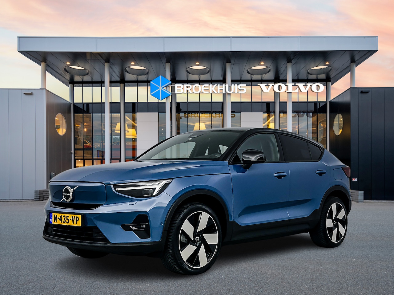 Volvo C40 - Recharge Twin Intro Edition 78 kWh | 20' | Leder/Nubuck | Getint glas | Allseason | Panora - AutoWereld.nl