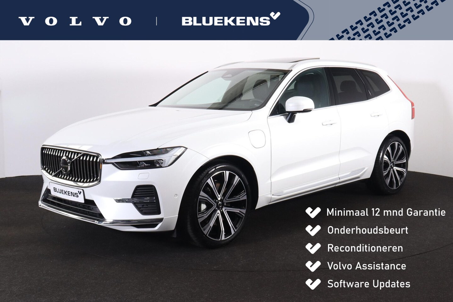 Volvo XC60 - T8 Recharge AWD Plus Bright - LONG RANGE - Luchtvering - Panorama/schuifdak - IntelliSafe - AutoWereld.nl