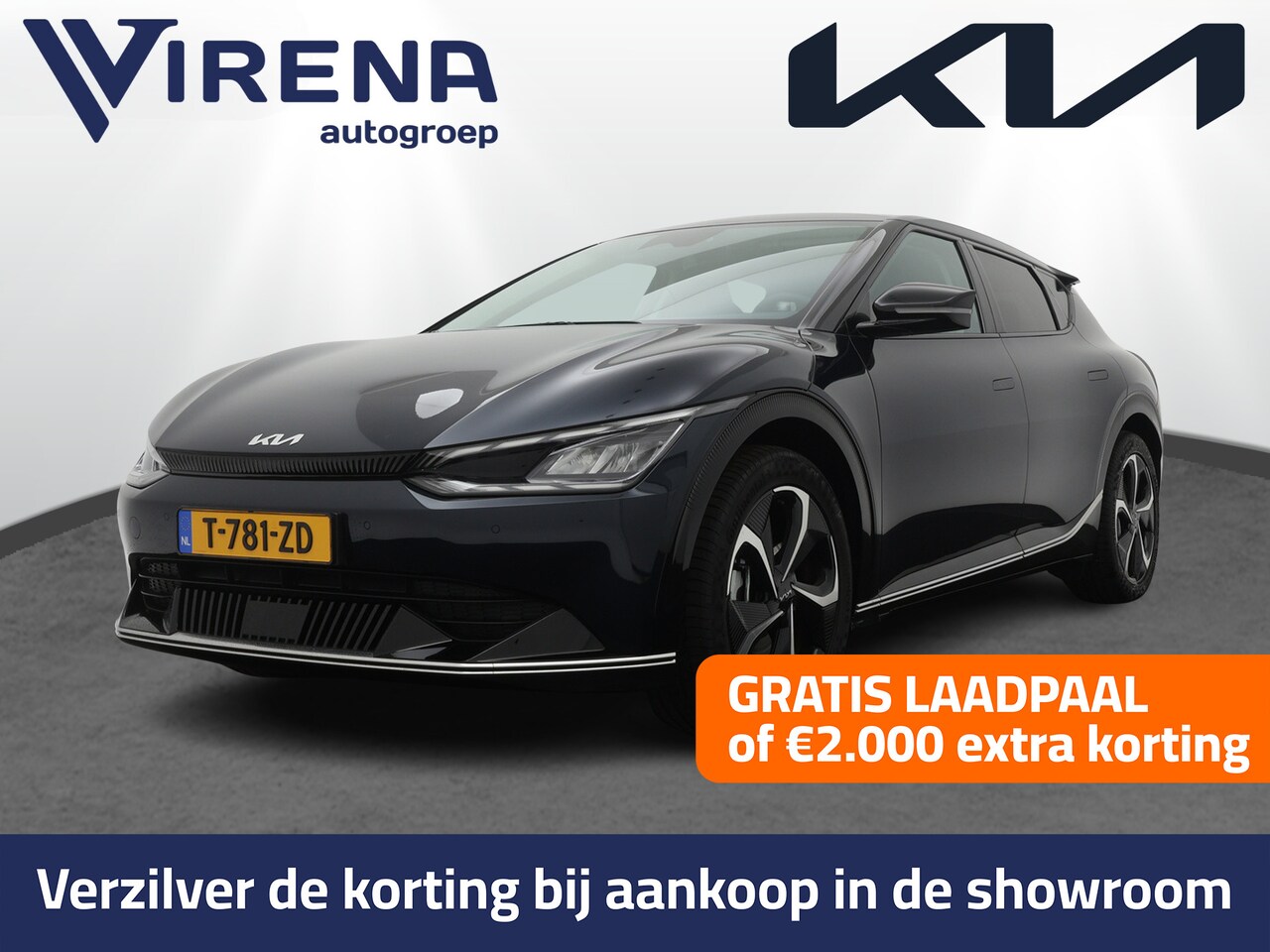 Kia EV6 - Plus Advanced 77 kWh RWD 229PK - SOH 97,6 % - Navigatie - Stoel-/stuurverwarming - Adaptiv - AutoWereld.nl