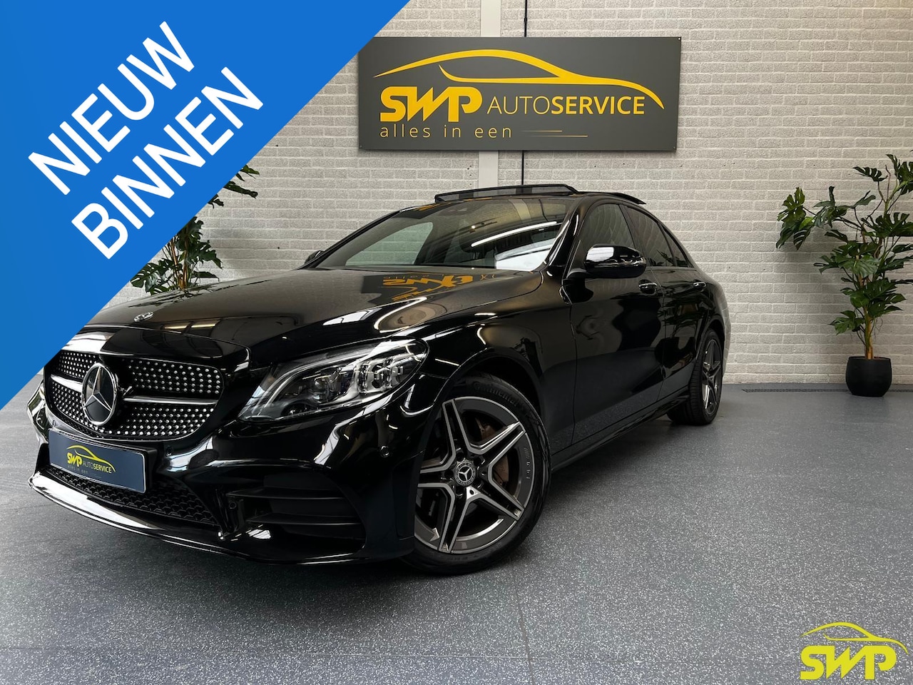 Mercedes-Benz C-klasse - 300 e | AMG | Pano | Burmester | 360 | Sfeer | Memory - AutoWereld.nl