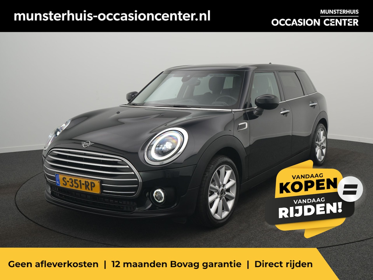 MINI Clubman - Mini 1.5 Cooper Classic - RIJKLAARPRIJS - Automaat - Achteruitrijcamera - Stoelverwarming - AutoWereld.nl