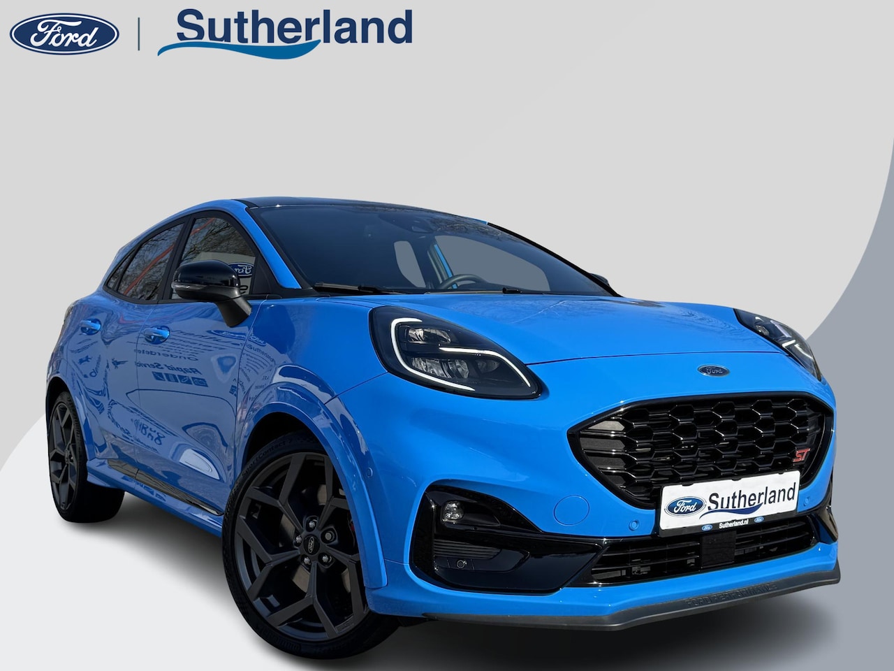 Ford Puma - 1.0 EcoBoost Hybrid ST-X 170pk Automaat | Unieke kleur "Azura Blue" |Winter Pack | AGR-sto - AutoWereld.nl