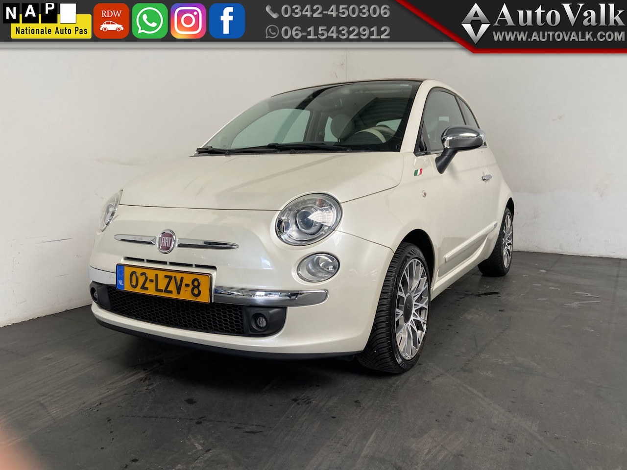 Fiat 500 C - 1.2 Rock. Cabrio, Automaat! - AutoWereld.nl