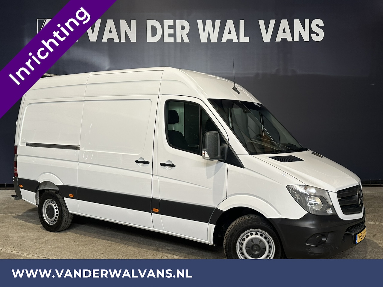 Mercedes-Benz Sprinter - 316 CDI 164pk L2H2 Inrichting Euro6 Airco | Cruiscontrol | 2800kg Trekhaak Parkeersensoren - AutoWereld.nl