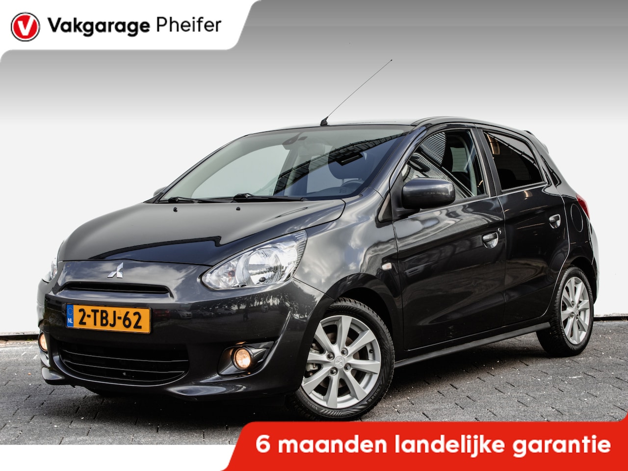 Mitsubishi Space Star - 1.2 80pk Intense+ Climate control/ Elek. pakket/ Isofix/ Lmv - AutoWereld.nl