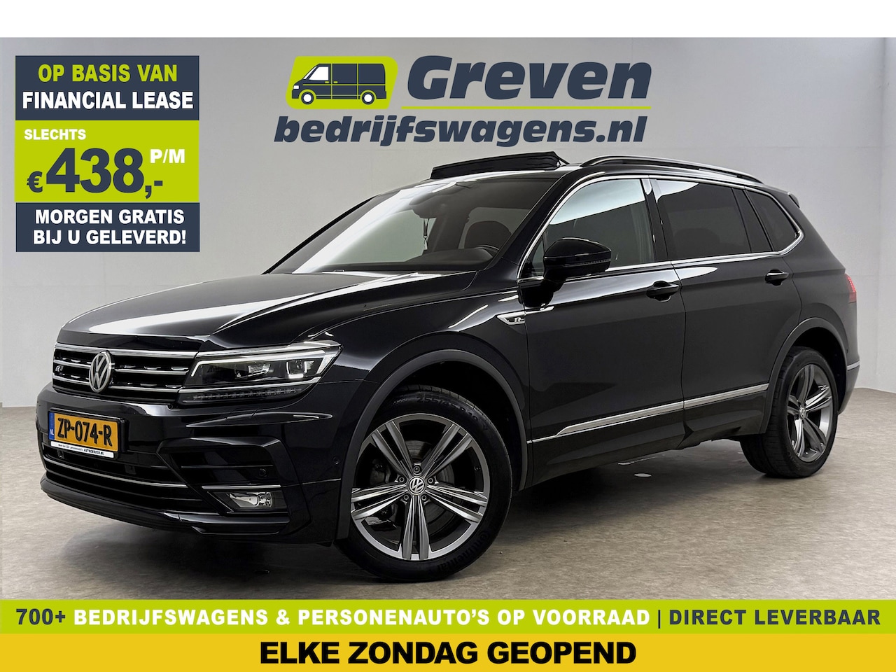 Volkswagen Tiguan Allspace - 1.5 TSI 150PK R-Line 7P Pano LED Carplay Virtual Camera Clima Cruise Navi PDC 19''LMV - AutoWereld.nl