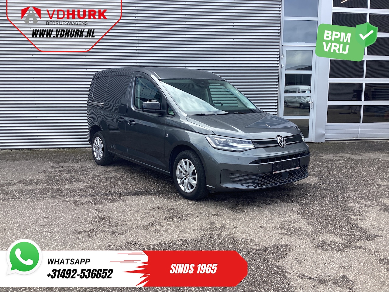 Volkswagen Caddy Cargo - 2.0 TDI 125 pk DSG Aut. Style BPM VRIJ! LED/ Adapt.Cruise/ Standkachel/ Stoelverw./ Carpla - AutoWereld.nl