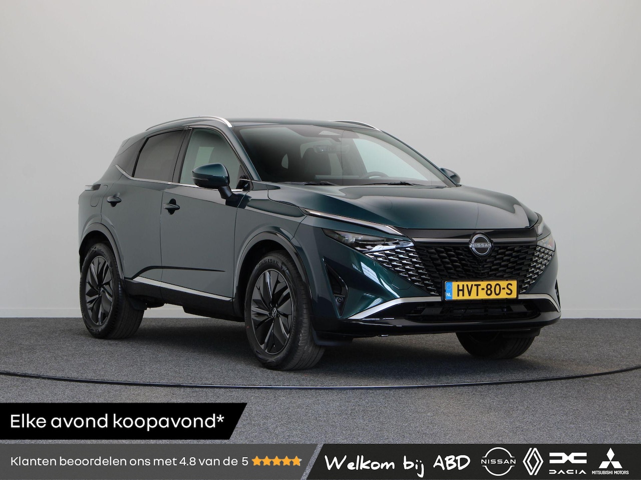 Nissan Qashqai - 1.3 MHEV Xtronic Tekna | Google integratie | Stoel, stuur en voorruit verwarming | 360-gra - AutoWereld.nl