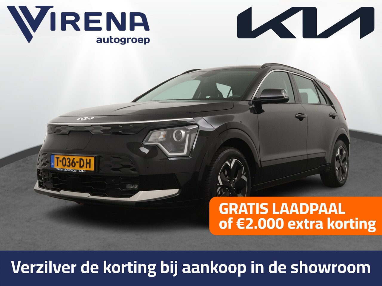 Kia Niro EV - DynamicLine 64.8 kWh - SOH 98,5% - Adaptive cruise control - Keyless - Navigatie - Achteru - AutoWereld.nl