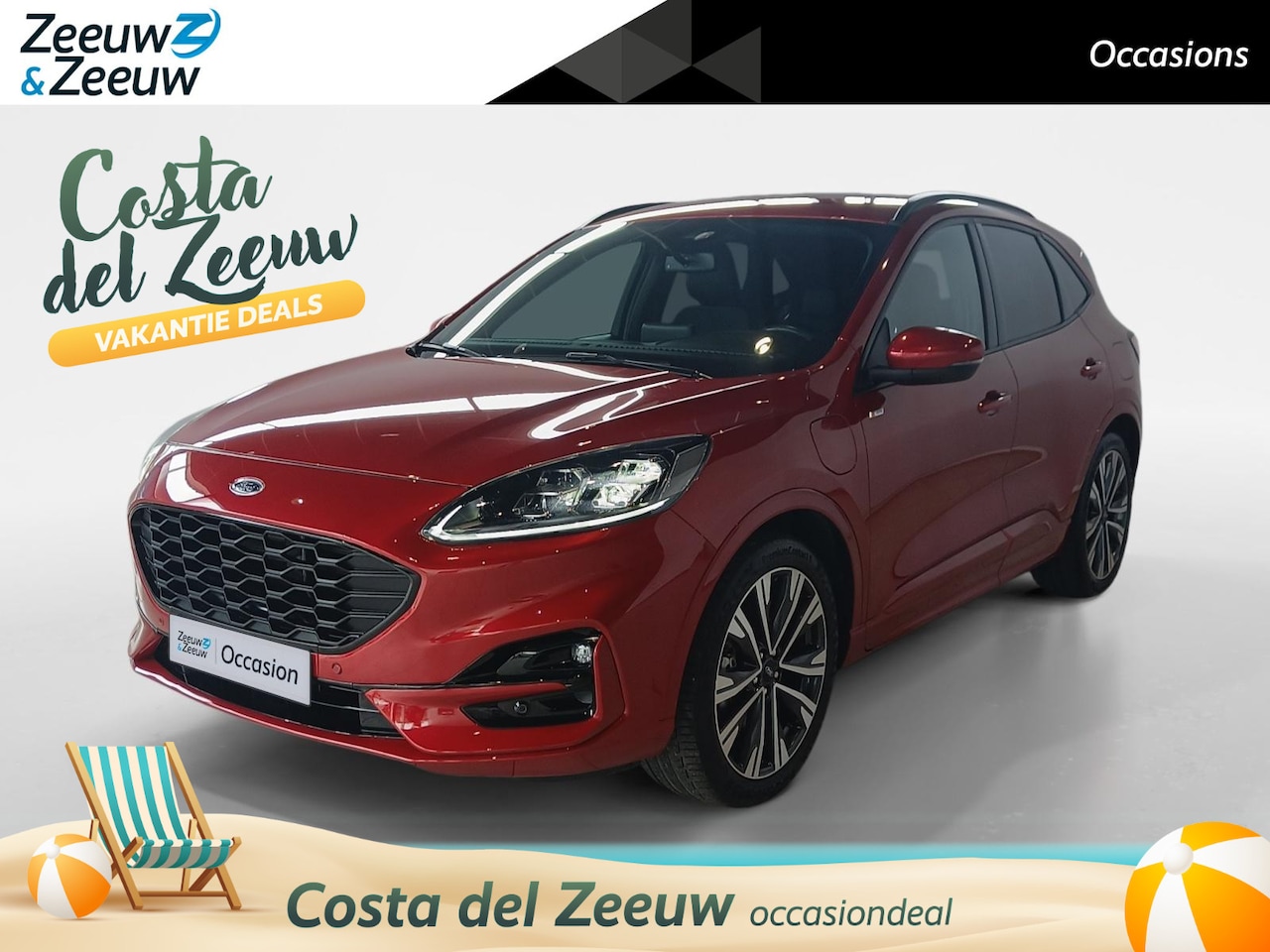 Ford Kuga - 2.5 PHEV ST-Line X Automaat*Navi+Camera*Climate Control*Carplay*Zeer nette staat! - AutoWereld.nl