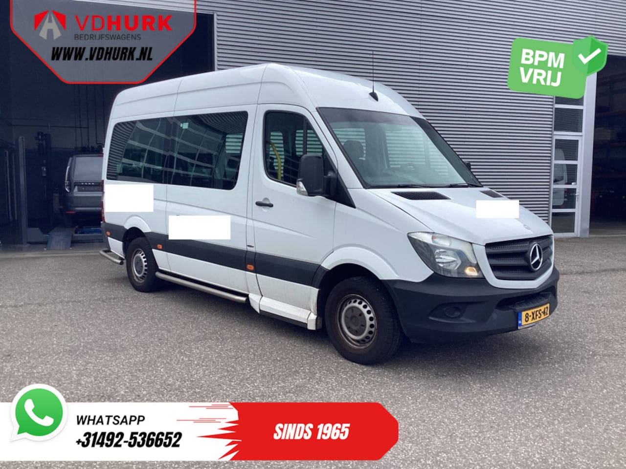 Mercedes-Benz Sprinter - Mercedes-Benz 313 2.2 CDI Aut. E6 L2H2 €10.890 Incl. BTW BPM VRIJ! EXPORT ONLY Combi/ 9 Pe - AutoWereld.nl