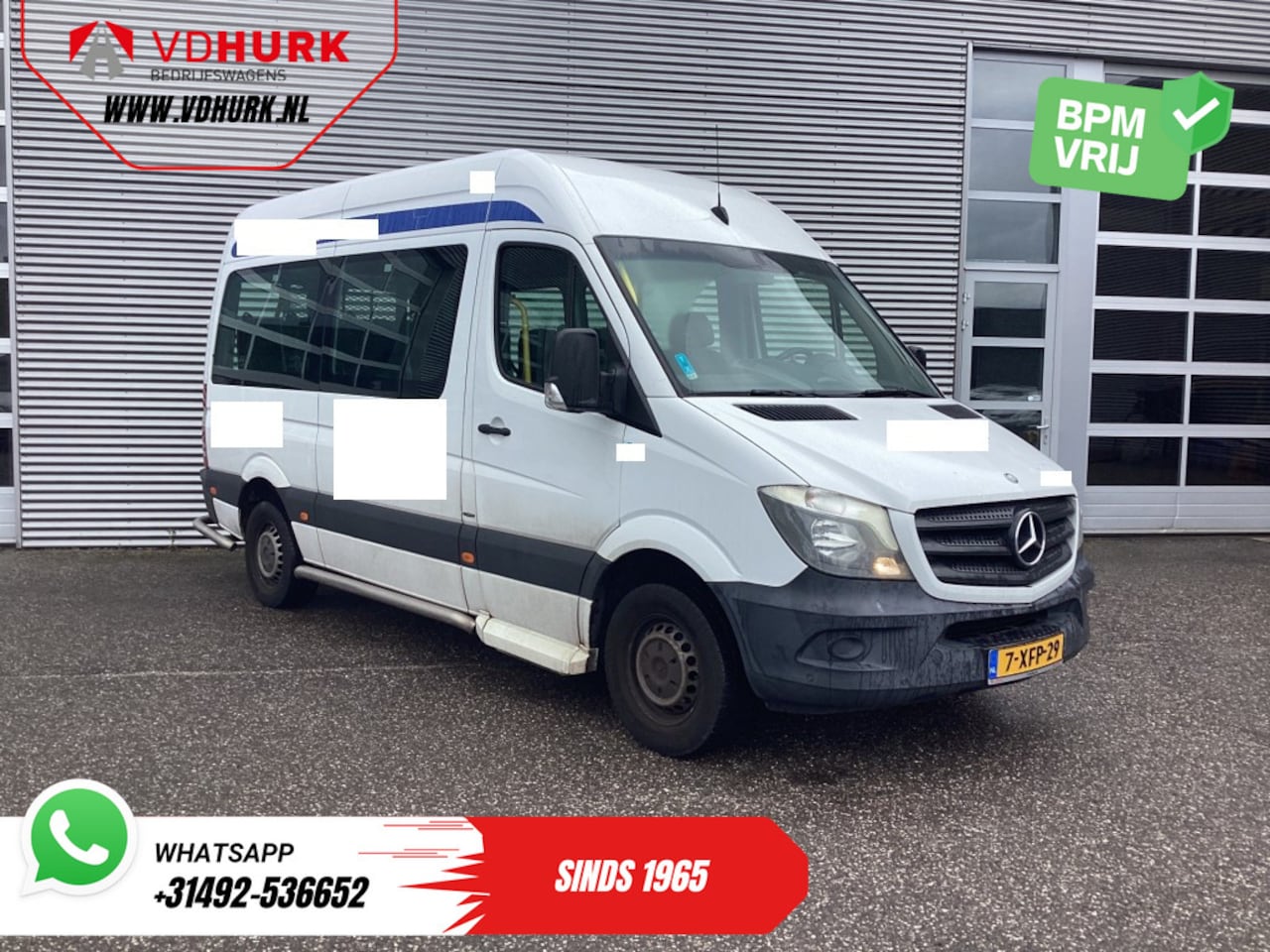 Mercedes-Benz Sprinter - 313 2.2 CDI Aut. L2H2 €11.132 Incl. BTW BPM VRIJ! EXPORT ONLY Combi/ 9 Persoons/ Kombi/ 9P - AutoWereld.nl