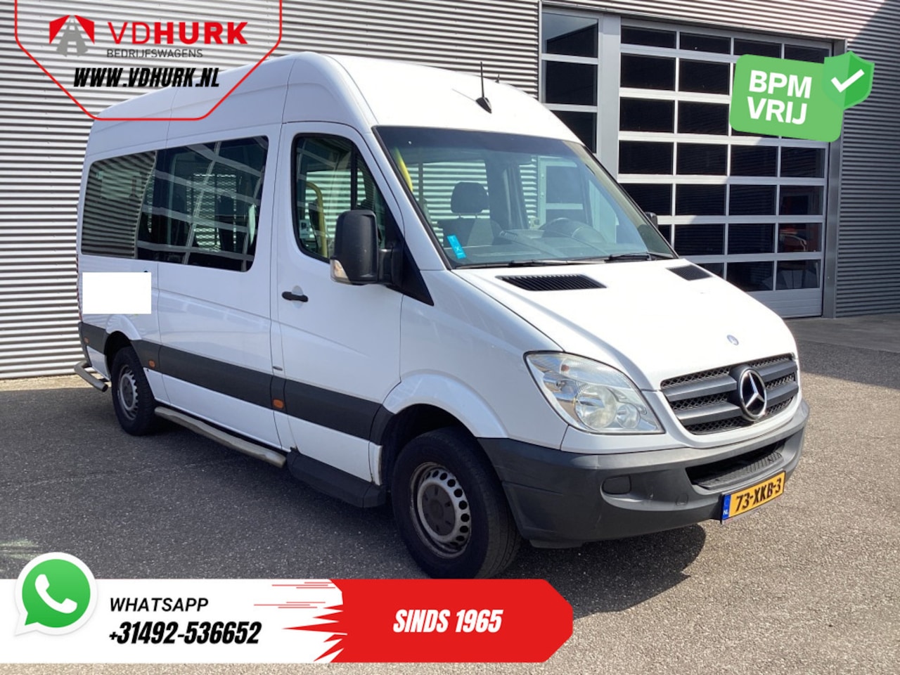 Mercedes-Benz Sprinter - 313 2.2 CDI L2H2 €9.922 Incl. BTW BPM VRIJ! EXPORT ONLY Combi/ 9 Persoons/ Kombi/ 9P/ Airc - AutoWereld.nl