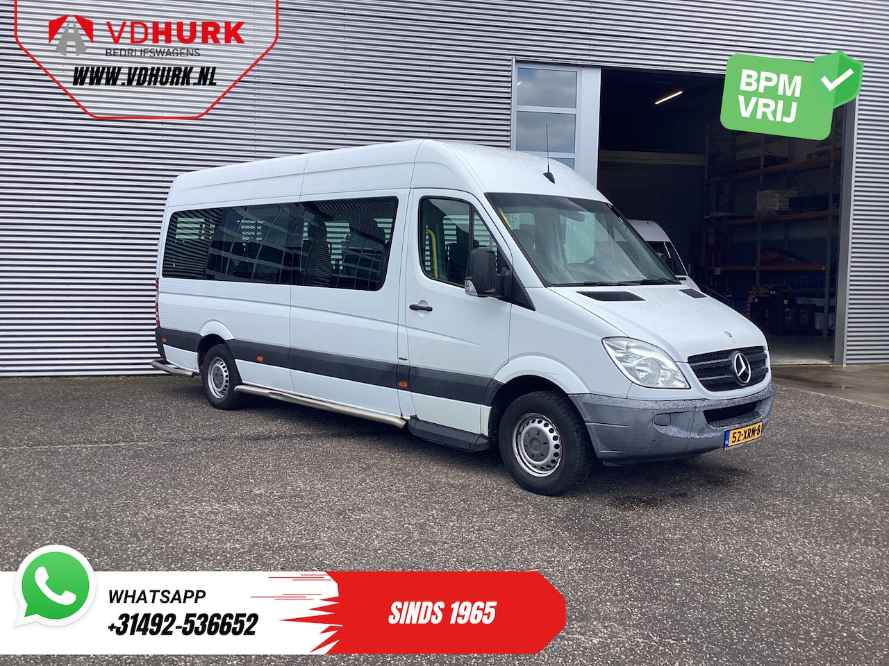 Mercedes-Benz Sprinter - 313 2.2 CDI L3H2 €10.572 Incl. BTW BPM VRIJ! EXPORT ONLY Combi/ 9 Persoons/ Kombi/ 9P/ Air - AutoWereld.nl