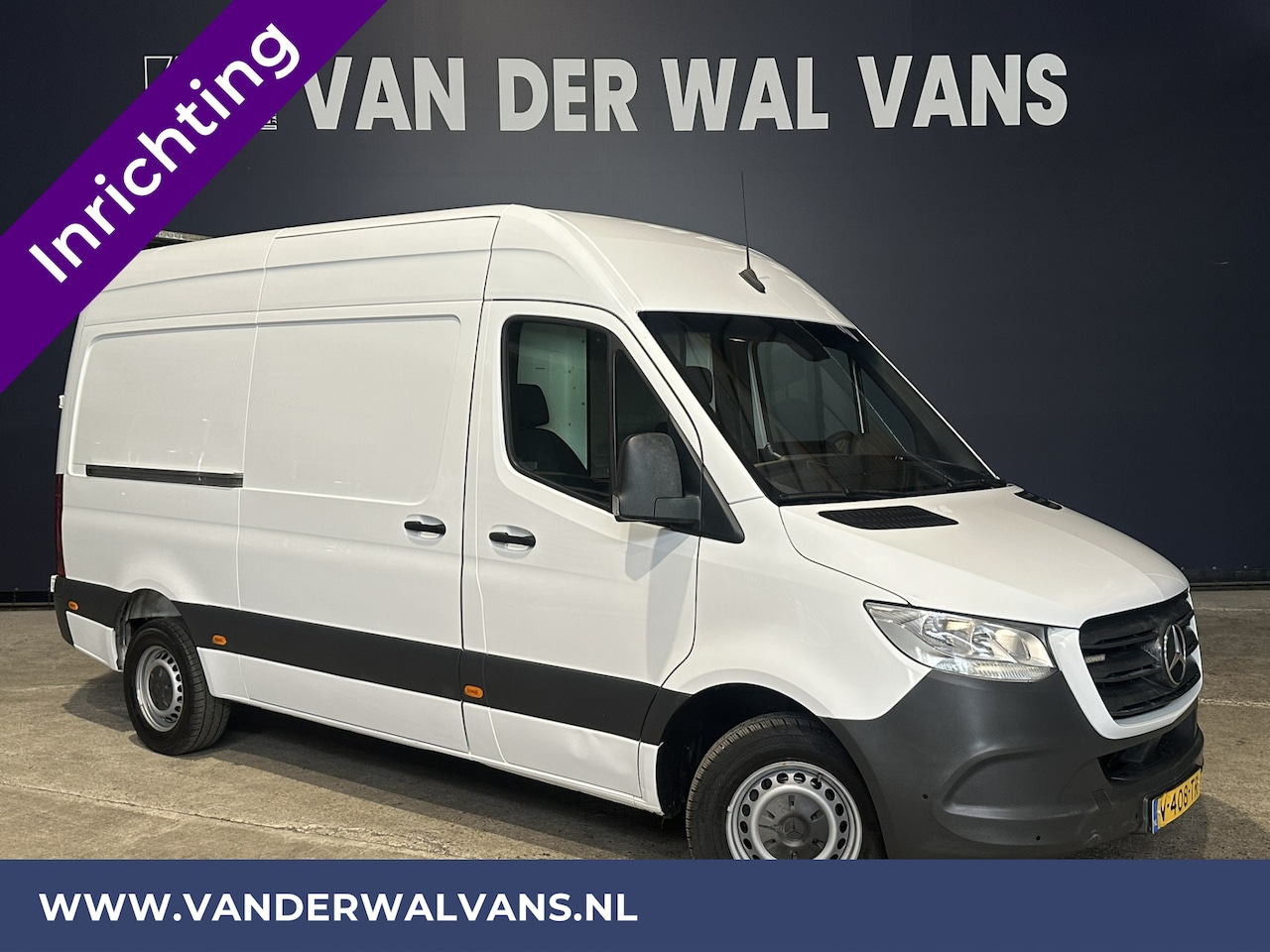 Mercedes-Benz Sprinter - 316 CDI 164pk L2H2 Inrichting Euro6 Airco | Camera | Apple Carplay | Cruiscontrol 2800kg T - AutoWereld.nl