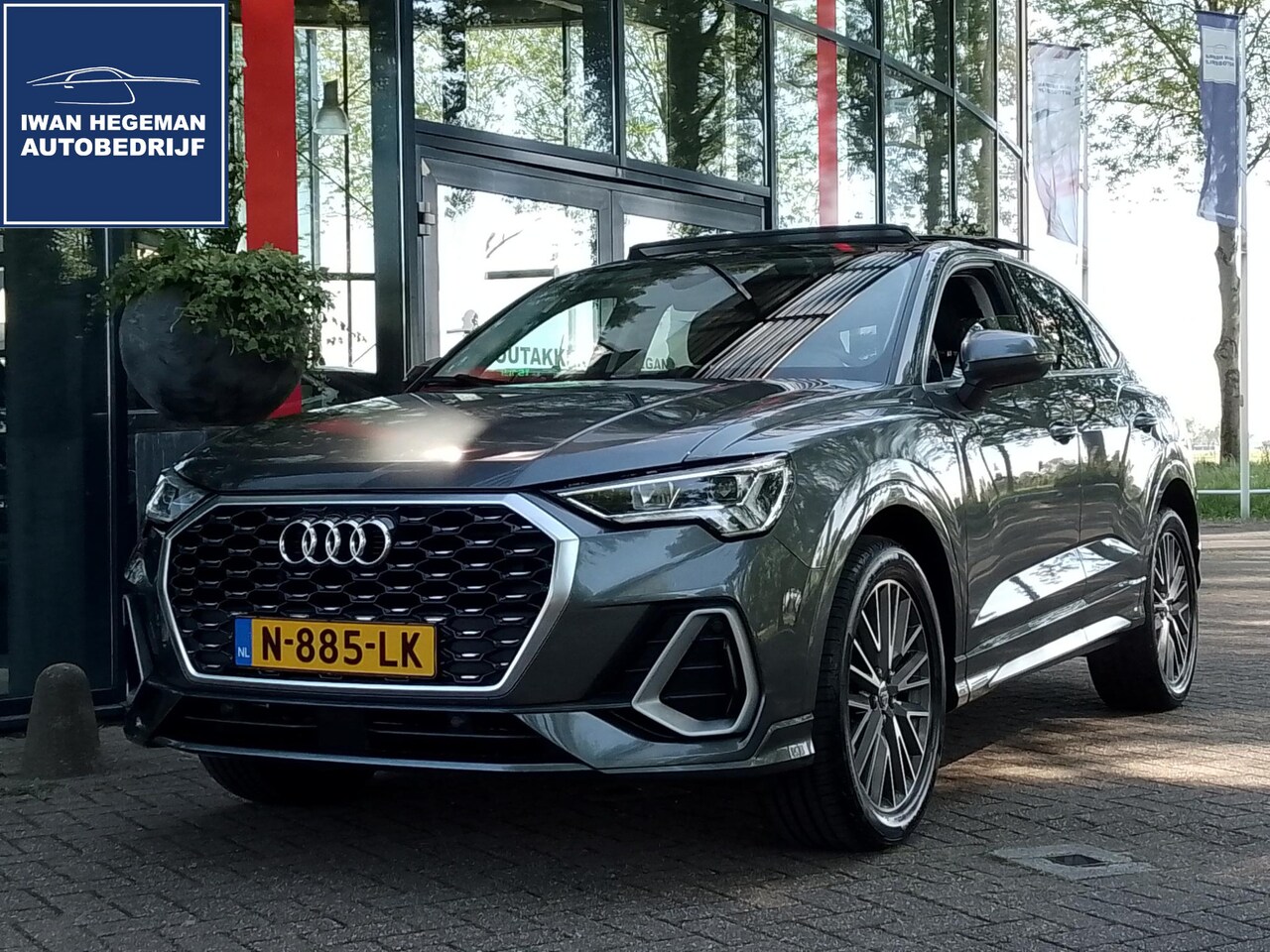 Audi Q3 Sportback - 35 TFSI Pro Line S-LINE AUTOMAAT | Panodak | Wegkl. Trekhaak | Navi | ECC | PDC + Camera | - AutoWereld.nl