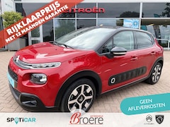 Citroën C3 - 1.2 82pk Shine | panoramadak, camera, 17 inch velgen, navigatie, parkeersensoren, dab, app