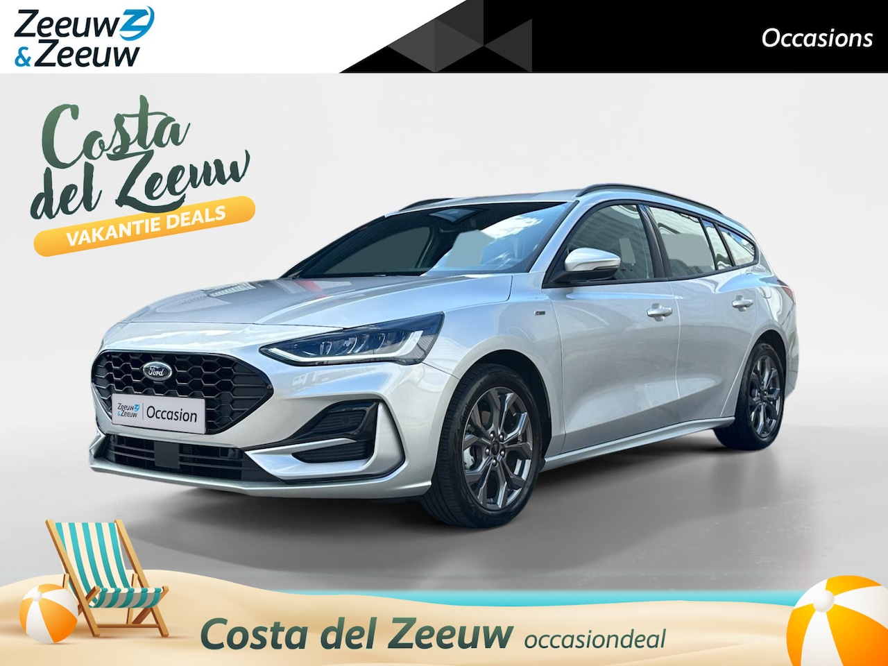 Ford Focus Wagon - 1.0 EcoBoost Hybrid ST Line | Automaat | Navigatie | Apple carplay & Android auto | Parkee - AutoWereld.nl