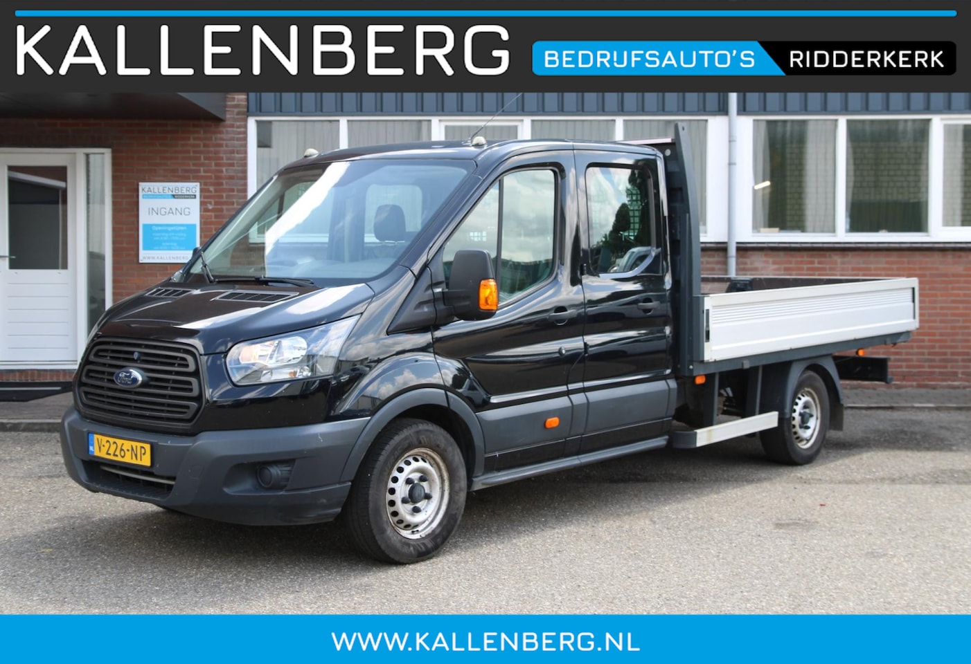 Ford Transit - 350 2.0 TDCI L4H1 DC / Laadkraan / Pick up / 7 persoons / dubbel cabine - AutoWereld.nl