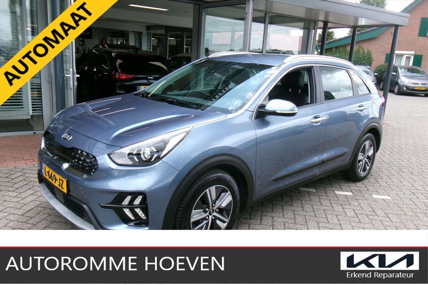 Kia Niro - 1.6 GDi Hybrid AUTOMAAT DynamicLine Trekhaak Org. Ned. - AutoWereld.nl